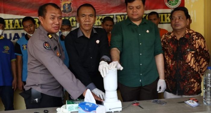 Polres Berau Musnahkan Barang Bukti dari 6 Kasus Narkoba