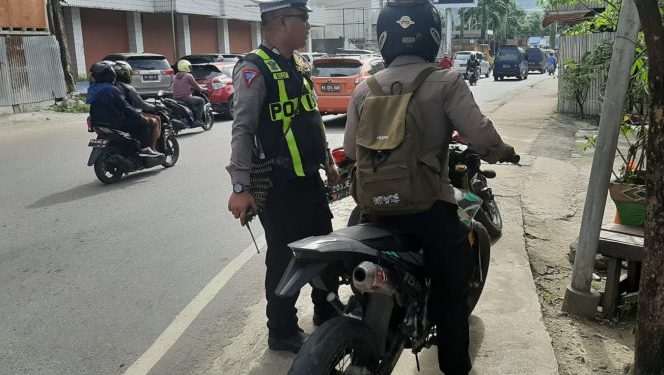9 Pengguna Knalpot Bising Kena Tilang di Jayapura, 1 Oknum Polisi