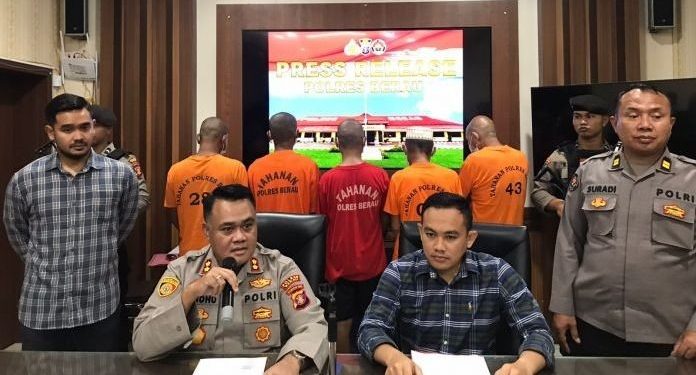 Lagi, Polres Berau Amankan 5 Pelaku Tambang Ilegal