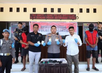 Polres Malinau Gagalkan Peredaran 273 Gram Sabu dari Tangan Empat Pelaku