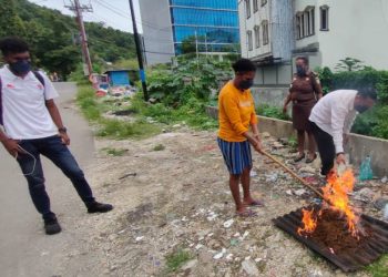 Polresta Jayapura Kota Musnahkan 2 Kg Ganja