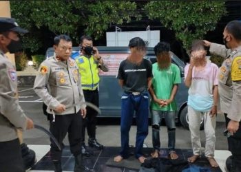 Polisi Amankan 3 Pelajar Pelaku Tawuran di Pancoran Mas Depok
