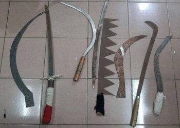 Polres Bogor Amankan Sekelompok Remaja Bersenjata Tajam di Cibinong