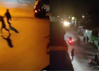 Asyik Nongkrong di Pinggir Jalan, Pemuda Diserang Gerombolan Bersenjata Tajam