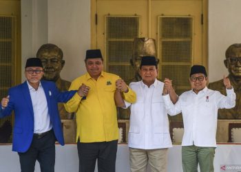 Golkar dan PAN Resmi Deklarasikan Dukungan Capres ke Prabowo Subianto