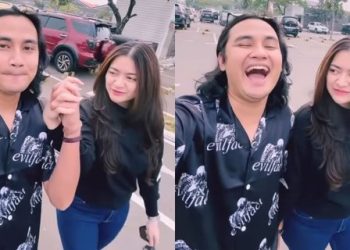 Bikin Melongo! Nathalie Holscher Tak Segan Cium Ilham Prayogi Saat Live TikTok