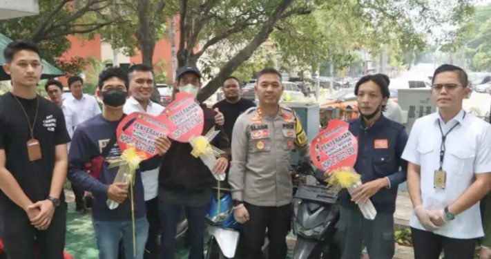 Penyidik ​​Satreskrim Polresta Bandara Soetta Ringkus 10 Pelaku Curanmor