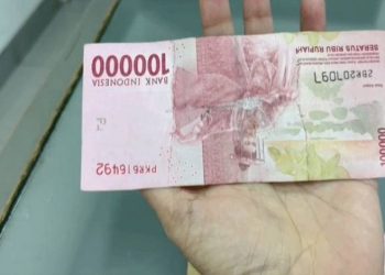Hati-hati! Beredar Uang Mutilasi Rp100 Ribu, Setengah Asli Setengah Palsu