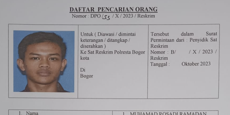 Resmi Ditetapkan DPO, Polisi Sebar Wajah Pelaku Penganiayaan di Tanah Sareal